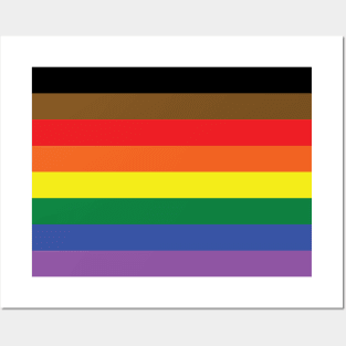 Philadelphia People Of Color Inclusive Flag Posters and Art